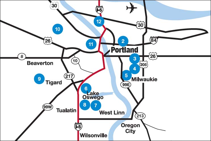 2017 Tour of Remodeled Home Map - Parr Lumber