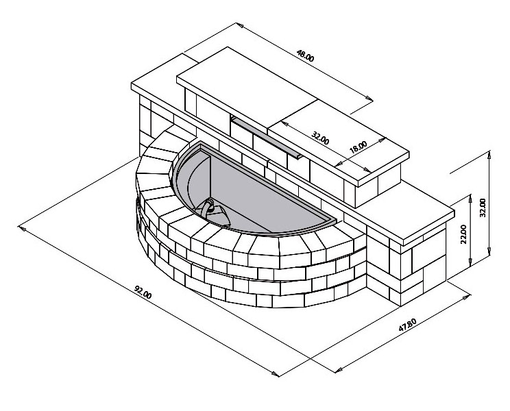 Grand Waterfall Kit - Parr Lumber