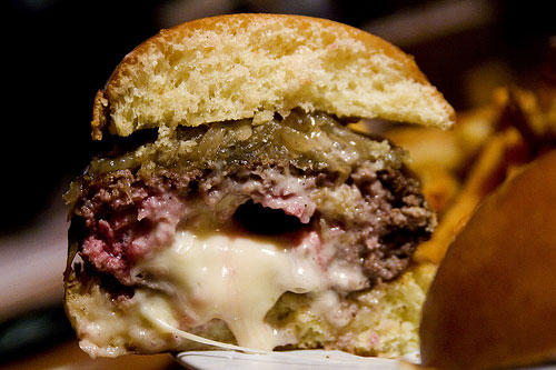 Pappy's Double-Double-Double Burger